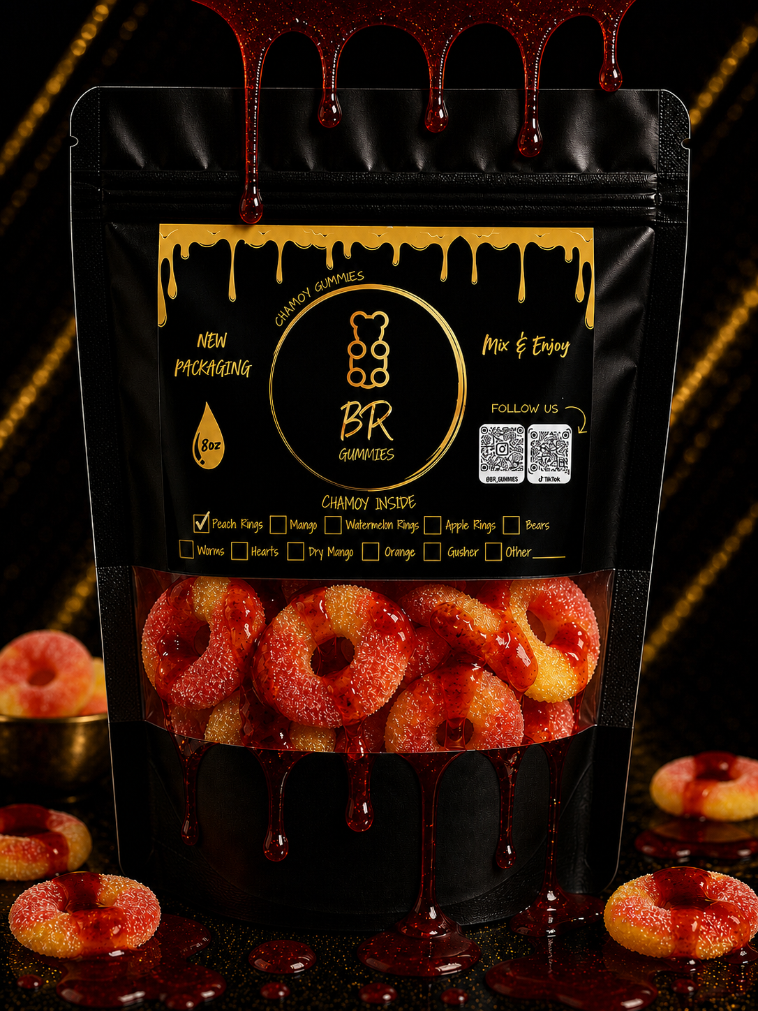 BR Chamoy Peach Rings